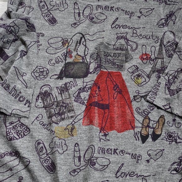 INOAH Asymmetrical Wearable Art Top - Picture 3 of 12